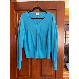 Cabi blue cardigan size L